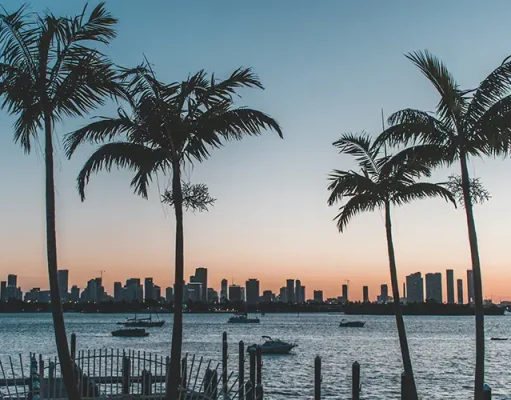 Things to Do in Miami Miami Beach, Florida at sunset