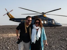 TV heritage explorers Bettany Hughes and Levison Wood embark on new adventure at AlUla World Archaeology Summit