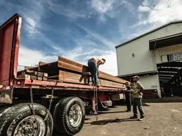 Load Lumber on Trailer