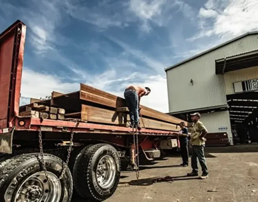 How to Ship Lumber the Right Way to Safely Travel on the Road Load Lumber on Trailer