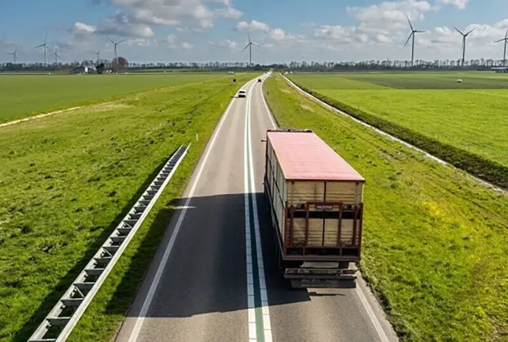 Truck on Road