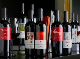 a collection of wine bottles