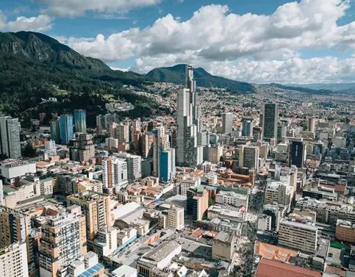 What is it Like to Live in Colombia? Here’s What You Need to Consider City of urban Bogota with high rise buildings, Colombia
