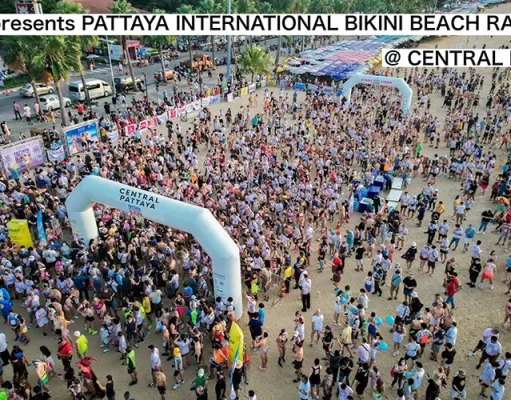Central Pattaya sets the stage for Thailand’s largest beach-running event: NAKIZ presents Pattaya International Bikini Beach Race 2023!