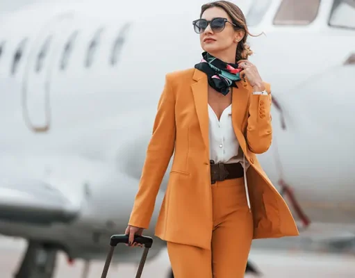 The Ultimate Guide to Trendy Sunglasses for Men and Finding the Perfect Fit for Your Face Shape woman that is in yellow clothes and sunglasses