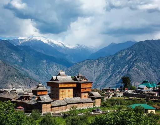 7 Best Places to Travel in Himachal Pradesh, India Bhimakali Temple dedicated to the mother goddess Bhimakali, Sarahan, Kinnaur, Himachal Pradesh, India. Traditional architecture of Himachal Pradesh