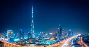 Dubai Ranked a Top Global Destination in TripAdvisor’s 2026 Awards Amazing night dubai downtown skyline, Dubai, United Arab Emirates