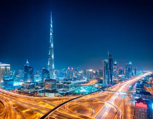 Why Luxury Car Rental Is The Only Way For All Visitors of Dubai Amazing night dubai downtown skyline, Dubai, United Arab Emirates