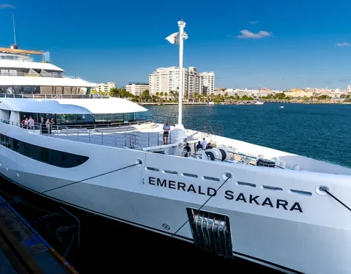 Emerald Cruises’ Newest Luxury Yacht, Emerald Sakara, Christened in San Juanby CLIA President and CEO Kelly Craighead