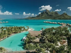 Unforgettable Luxury: The World’s Most Extravagant Destinations Worth the Splurge Aerial view of Four Seasons Resort Bora Bora, French Polynesia's finest resort.