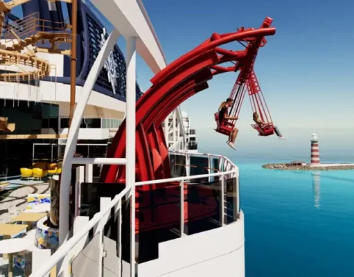 MSC Cruises Introduces “Cliffhanger” – The Only Over-Water Swing Ride At Sea, Coming Exclusively To MSC World America
