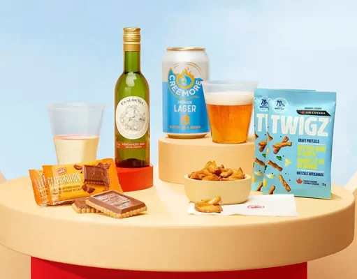Elevate Your Summer Travel Experience with Complimentary Snacks, Beer and Wine on Air Canada