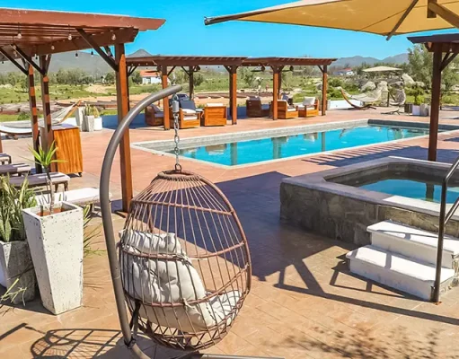 Montevalle Spa & Wellness Resort in Valle de Guadalupe in Baja, Mexico