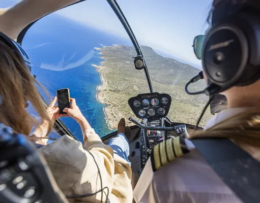 Hope launches Helicopter flights to the Greek Islands