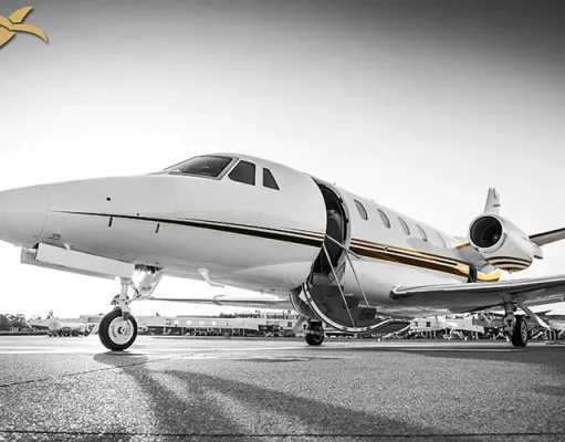 Private jet island hopping in the Caribbean