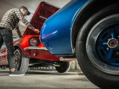 Balancing Performance And Style: How To Choose Wheels For Your Muscle Car American Classic Cars Enthusiast in His 30s Working on His Vehicle