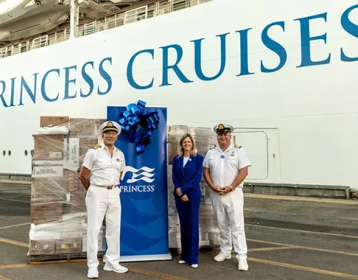 Caribbean Princess Arrives in Port Canaveral for First-Ever Season of Cruises