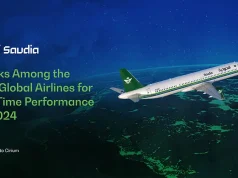 Saudia Airlines Achieves Global Leadership in On-Time Performance for 2024
