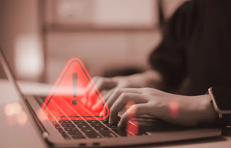 developer-using-computer-laptop-with-triangle-caution-warning-sign-notification-error-maintenance-conceptx9 copy