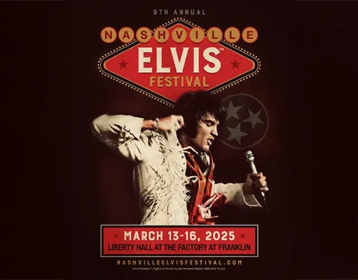 9th Annual Nashville Elvis Festival to Celebrate the King of Rock & Roll March 13-16, 2025