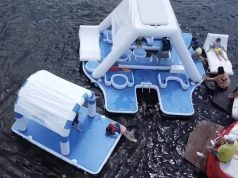 New Inflatable Island Brings Resort-Style Relaxation to Everyday Water Enthusiasts