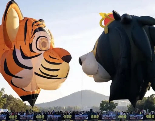Colorful Balloons Dazzle the Skies Above Australia’s Capital City