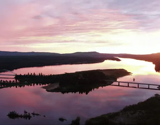 A Midsummer Celebration in Northern Sweden, the Arctic Bath Way