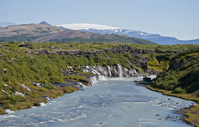 @ReykjavikExcursions - Hraunfoss waterfall copy