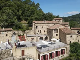 photo of some of the homes in this French hamlet.