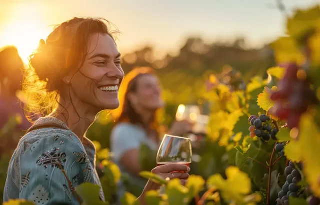 group-people-happily-tasting-wine-picturesque-vineyard-surroundings copy