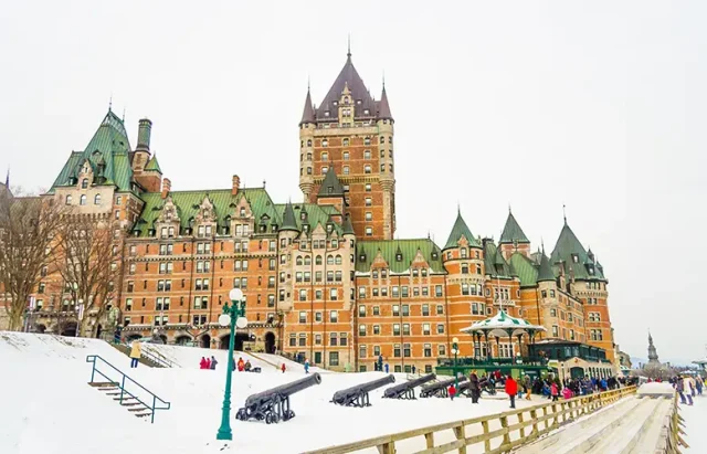 low-angle-view-chateau-frontenac-hotel-against-sky-winter copy