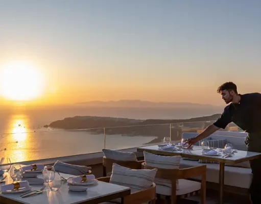 Blu Restaurant Opens in Santorini, Extending the Sandblu Resort Experience