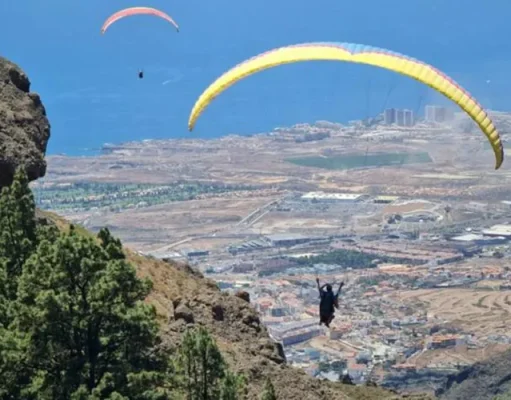 Top paragliding routes in Tenerife cliffs and coastlines