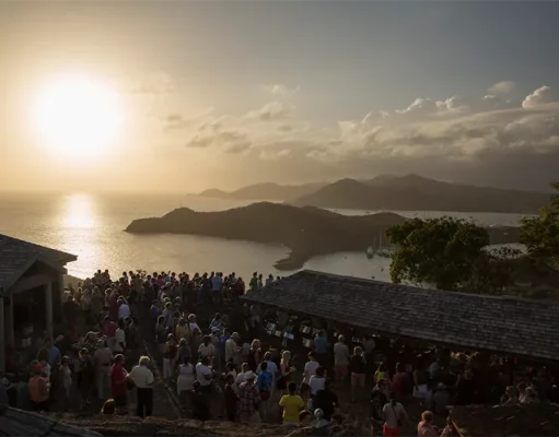The World’s Best Sunset Party Awaitsat Shirley Heights Lookout in Antigua and Barbuda