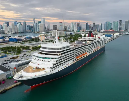 Cunard’s Dazzling Queen Elizabeth Arrives to Miami for the First Time to Begin a Full Season in the Caribbean