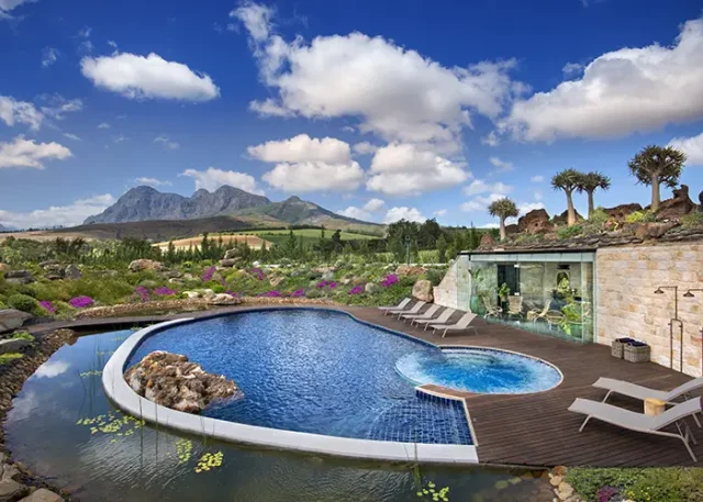 Behind the cottages pool copy