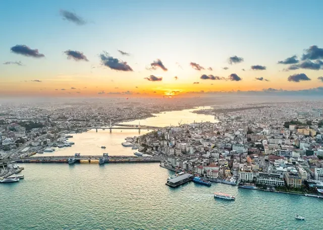 aerial-drone-panoramic-view-istanbul-sunset-turkey copy