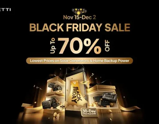 BLUETTI Kicks Off Black Friday in Canada with Massive Savings on Reliable Power for Home and Outdoors