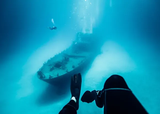Divers and P31 wreck copy