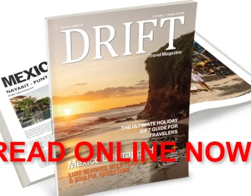 READ Now – DRIFT Travel Magazine Holiday 2025 cover of DRIFT Travel Magazine