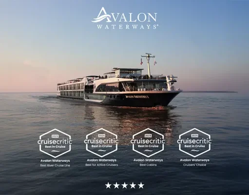 Avalon Sweeps Top Honours in 2025 Cruise Critic Awards