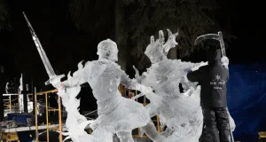 Daniel Stowe Botanical Garden Presents ‘Ice Sculptures at Stowe’