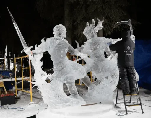 Daniel Stowe Botanical Garden Presents ‘Ice Sculptures at Stowe’