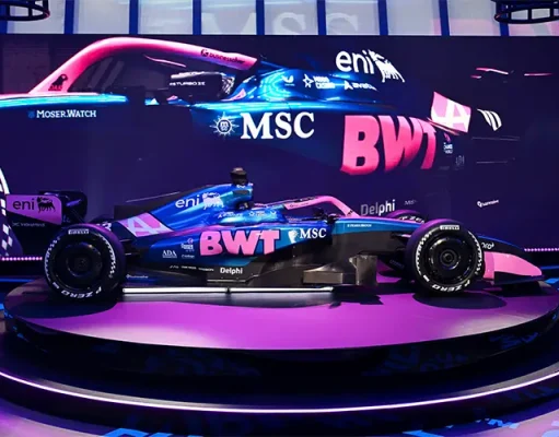A Historic First: Alpine Reveals 2026 F1 Livery Aboard MSC World Europa