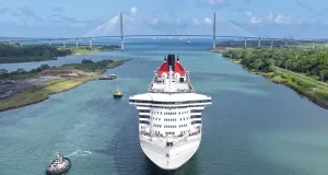 Queen Mary 2 Makes Historic First Transit Through the Panama Canal
