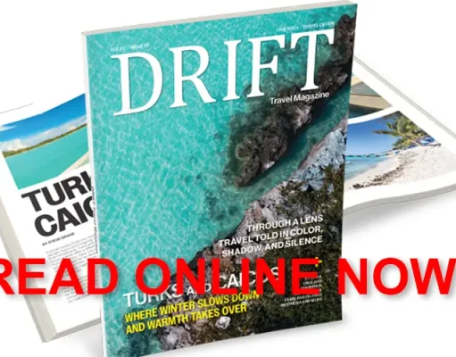 READ Now – DRIFT Travel Magazine Winter 2026 photo of the DRIFT Travel Magazine Winter 2026 issue