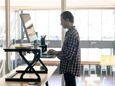 Standing Desk Converters for Flexible Sit-Stand Workspaces