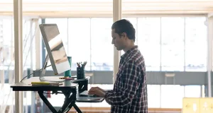 Standing Desk Converters for Flexible Sit-Stand Workspaces