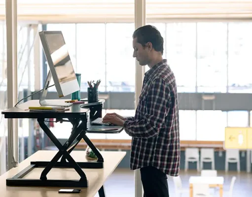 Standing Desk Converters for Flexible Sit-Stand Workspaces