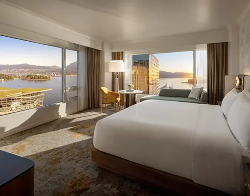 Inside the Fairmont Waterfront’s Coastal-Inspired Room Transformation